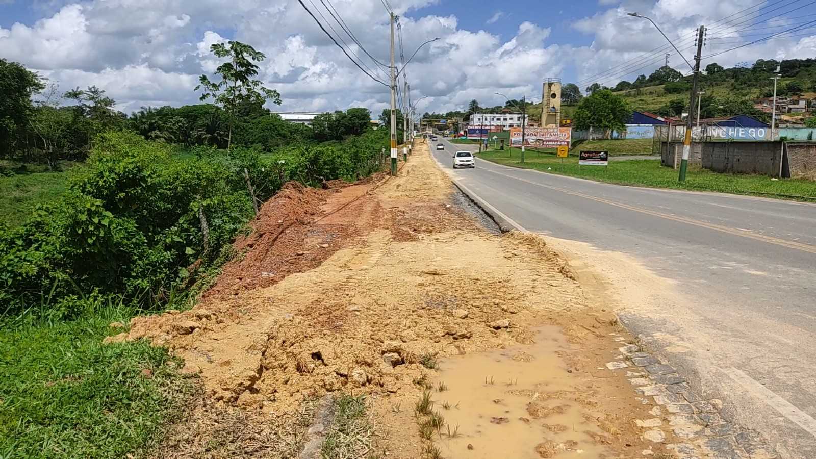 Camacã: Construção da Ciclovia em ritmo acelerado